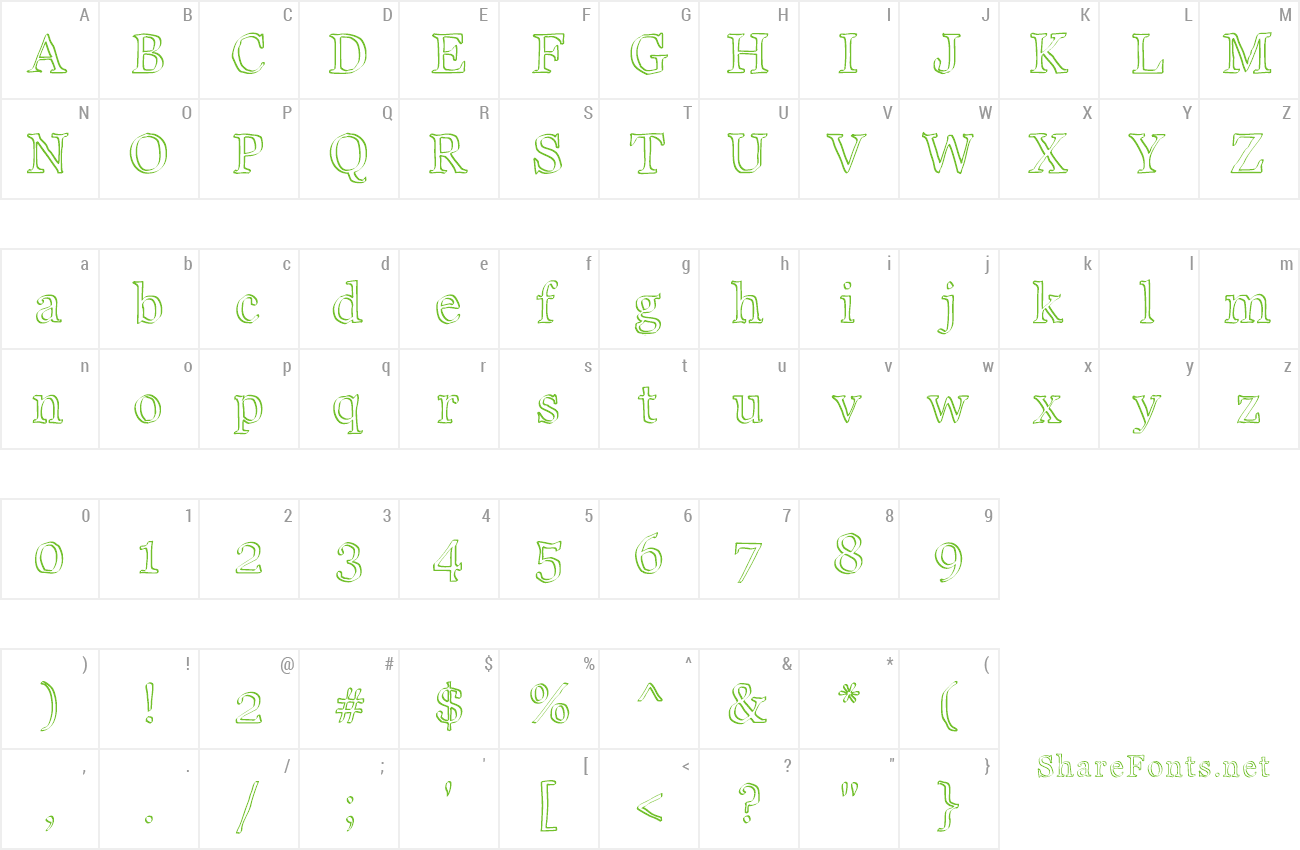 Font JD Carnival preview